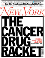 New York Magazine examines cancer drug pricing