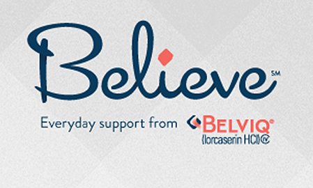 The Believe program is available only to patients who have been given a prescription