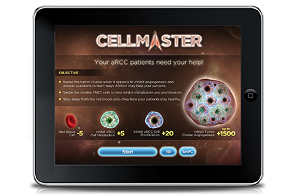 The Cellmaster iPad game for Afinitor