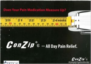 Conzip promotion, Cipher Pharmaceuticals