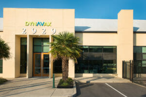 Dynavax signage Building