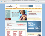 Everyday Health homepage