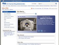 FDA launches "Basics" transparency microsite