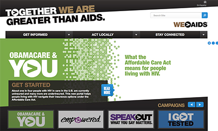 HIV/AIDS site makes healthcare reform personal