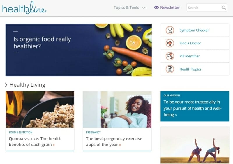 Healthline’s traffic rises, putting it closer to WebMD and Everyday Health