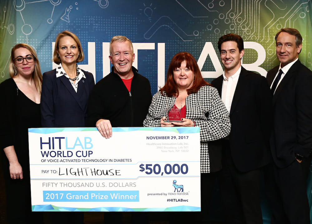 Lighthouse wins grand prize for voice-activated diabetes app at Hitlab