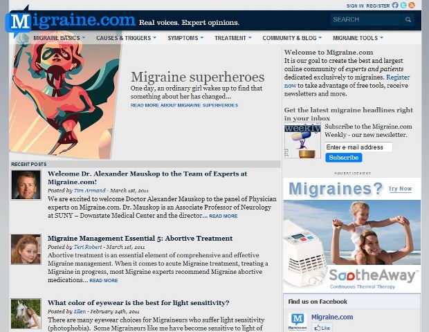 Ex-GSK marketer launches migraine consumer site
