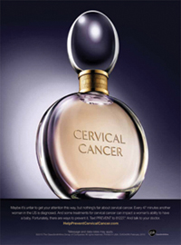 GSK launches surprising cervical cancer ads