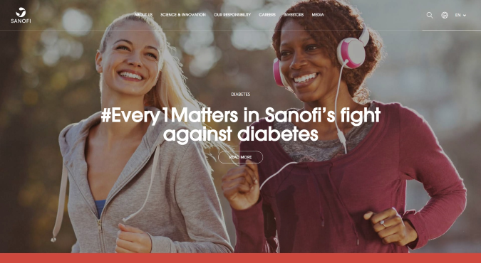 Sanofi revamps web presence as part of Empowering Life campaign