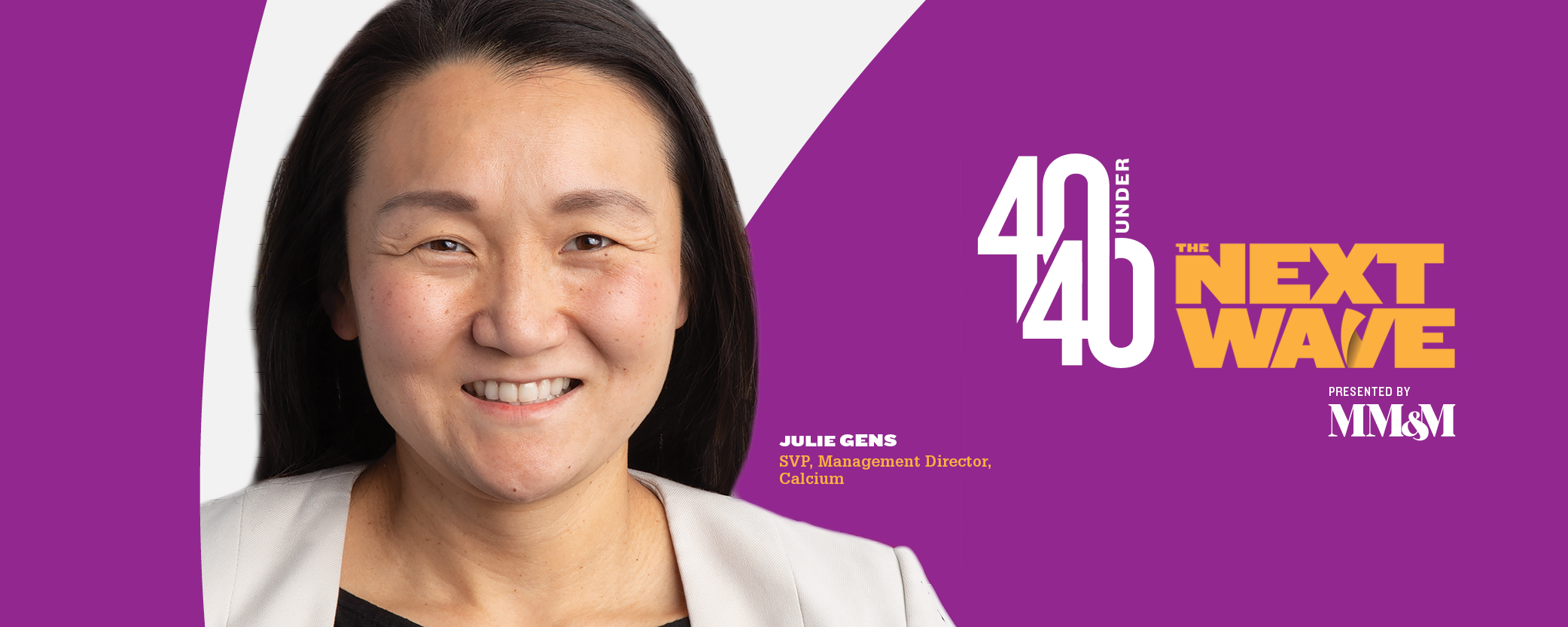 40 Under 40 2020: Julie Gens, Calcium