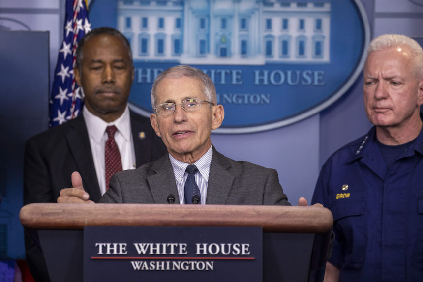 White House Coronavirus Task Force Holds Daily Briefing dr. fauci