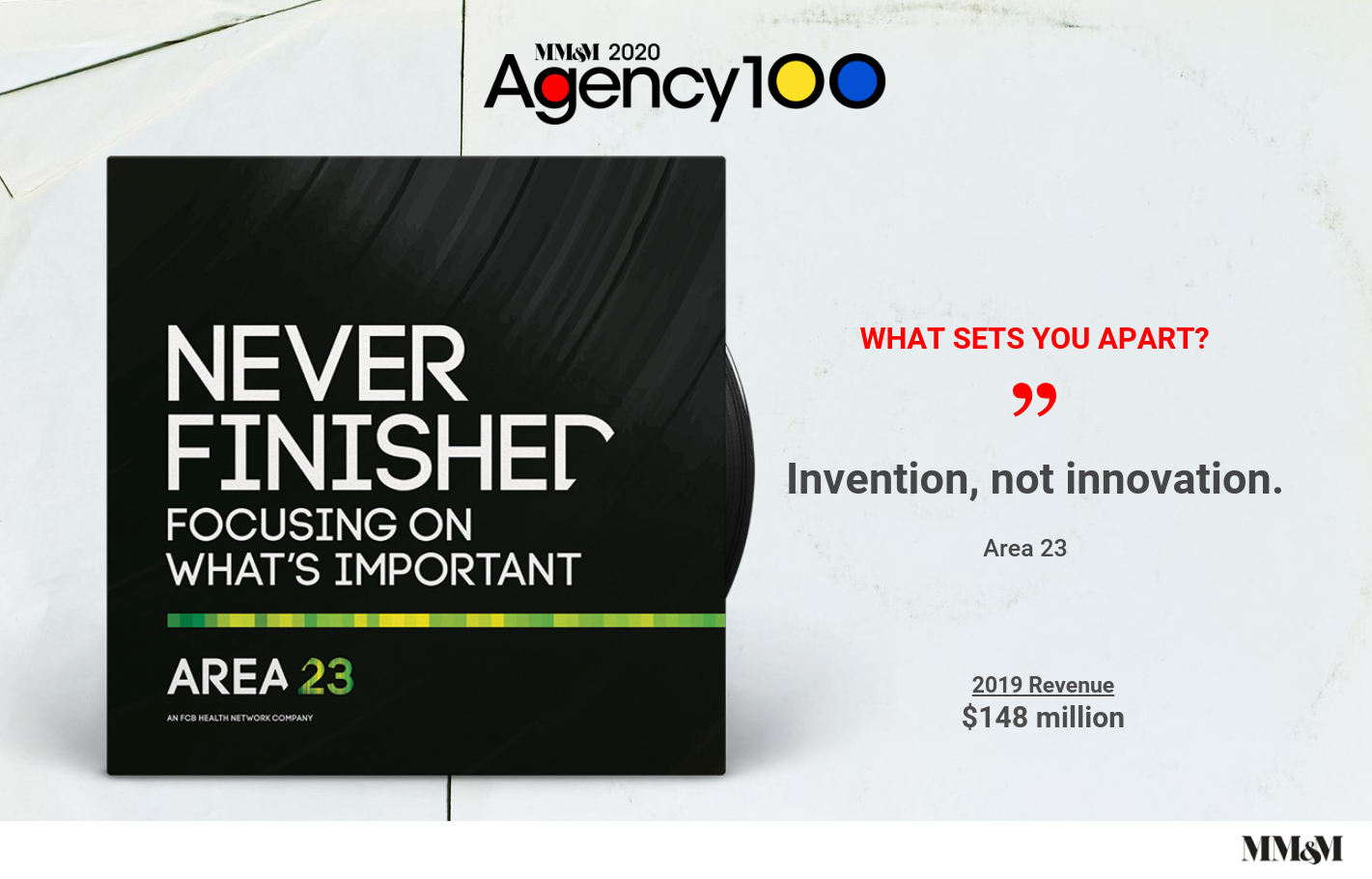Agency 100 2020: Area 23