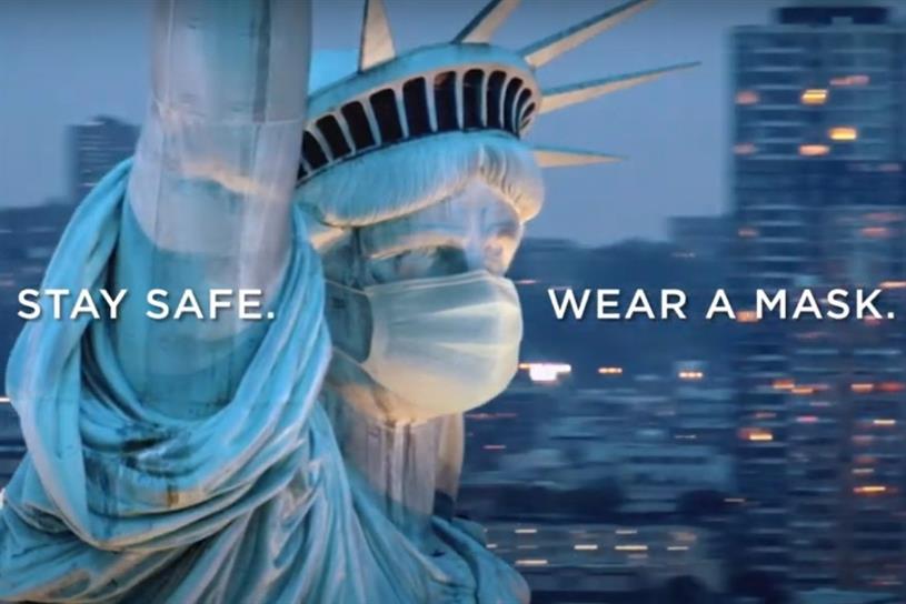 Agency entries for New York governor’s mask PSA