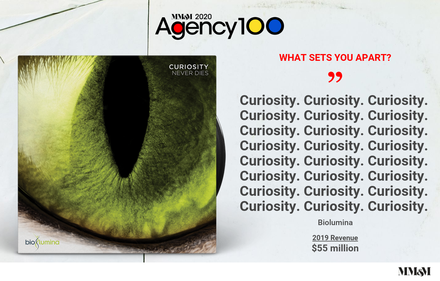 Agency 100 2020: Biolumina