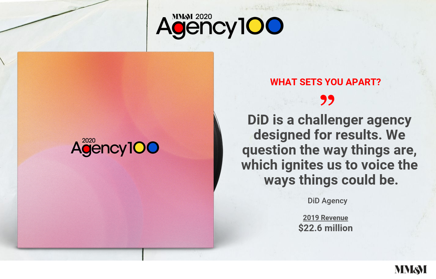 Agency 100 2020: DiD Agency