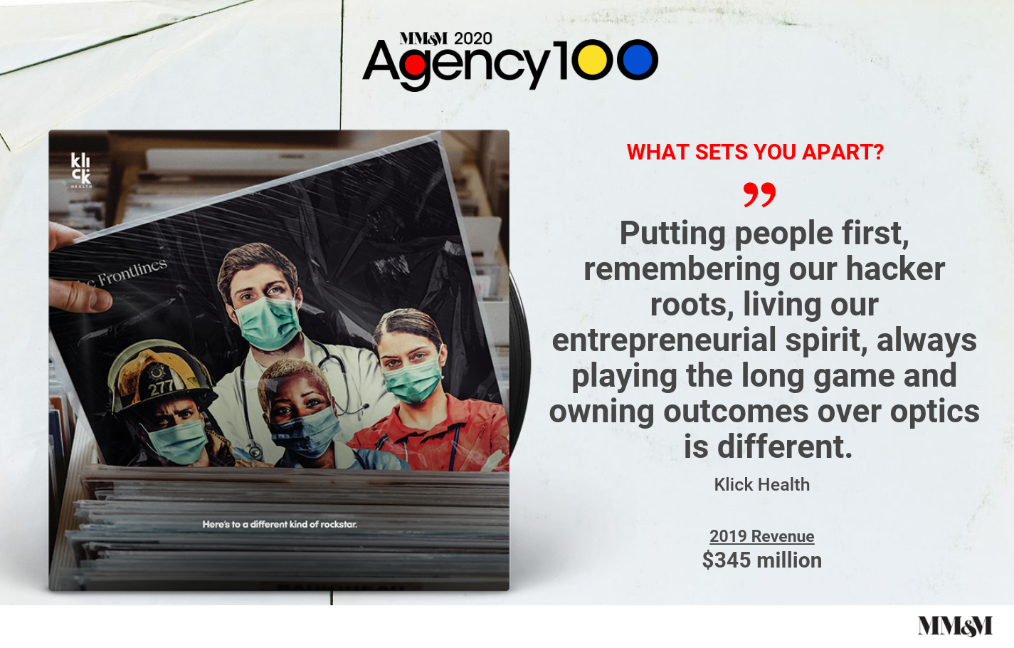 Agency 100 2023: Klick Health