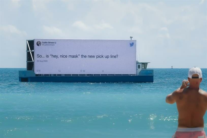 Twitter launches an OOH campaign to combat mask-fatigue
