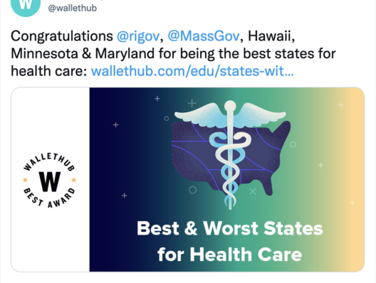 These are the best and worst states for healthcare