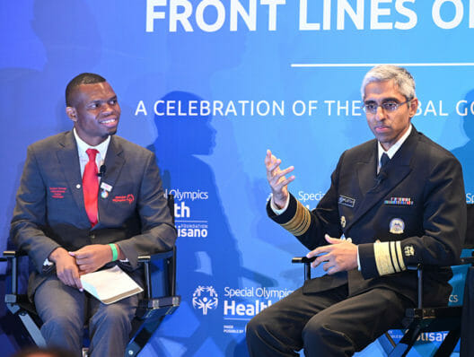 Surgeon General Vivek Murthy underscores  mental health at Special Olympics event