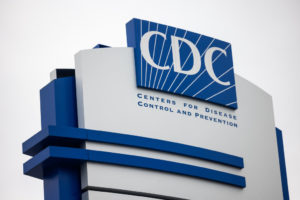 CDC ATLANTA, GEORGIA - AUGUST 06: A view of the sign of Center for Disease Control headquarters is seen in Atlanta, Georgia, United States on August 06, 2022. (Photo by Nathan Posner/Anadolu Agency via Getty Images)