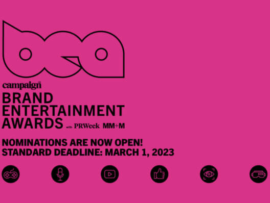 MM+M, Campaign US launch the Brand Entertainment Awards