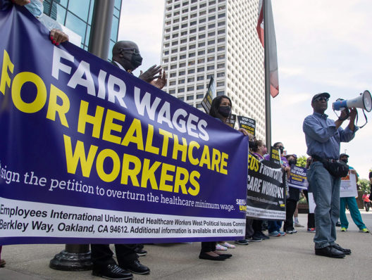 In California, Democrats propose $25 minimum wage for health workers