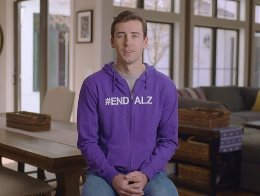 NASCAR driver Ryan Blaney urges the public to race to take action on Alzheimer’s