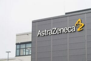 AstraZeneca logo on office