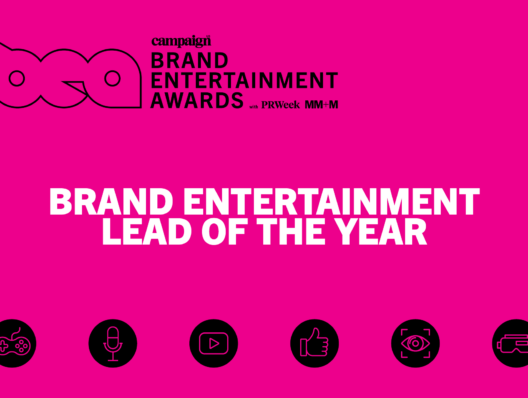 2023 Brand Entertainment Awards: Brand Entertainment Lead of the Year