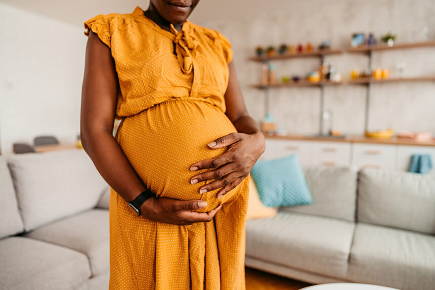 Pregnant Black woman