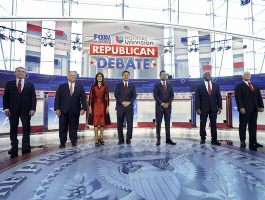 GOP presidential primary debate no. 2: An angry rematch and the same notable no-show