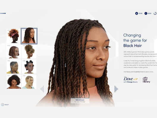 Dove’s Code My Crown guide promotes inclusivity in video game characters