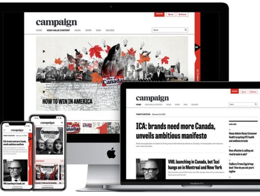 Campaign builds on North America presence by launching in Canada