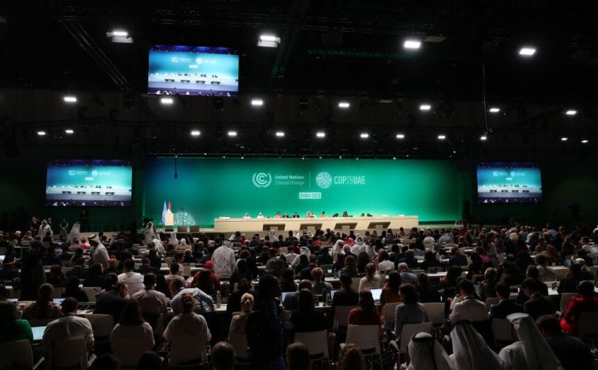 The closing plenary of COP28