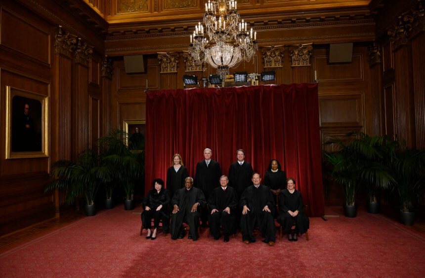 Photo of US Supreme Court Justices