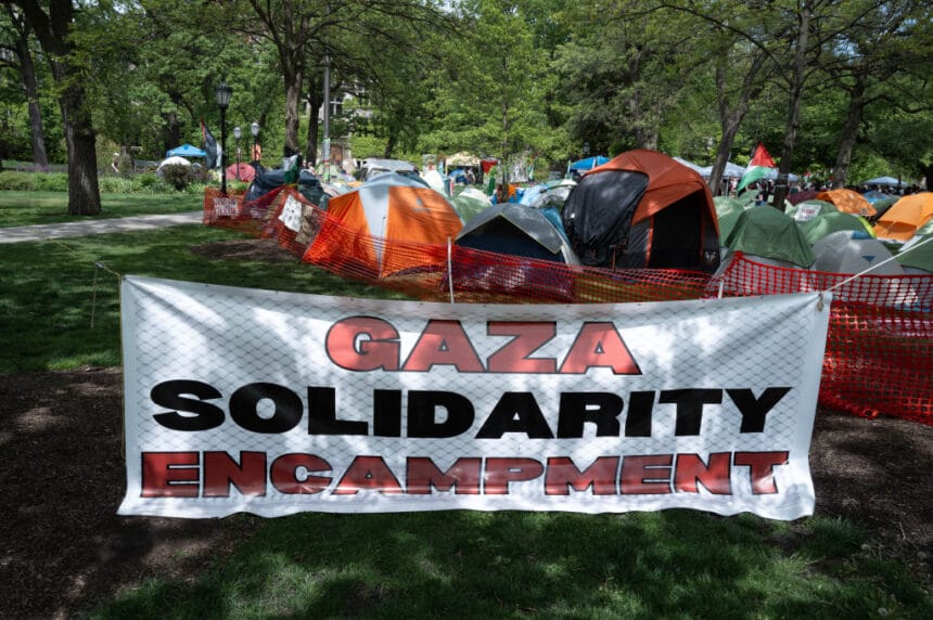 Pro-Palestinian Protests Continue On Chicago College Campuses